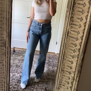 Zara High-Waisted Jeans